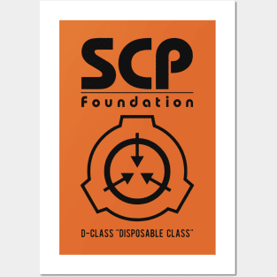 SCP D-Class - black Posters and Art